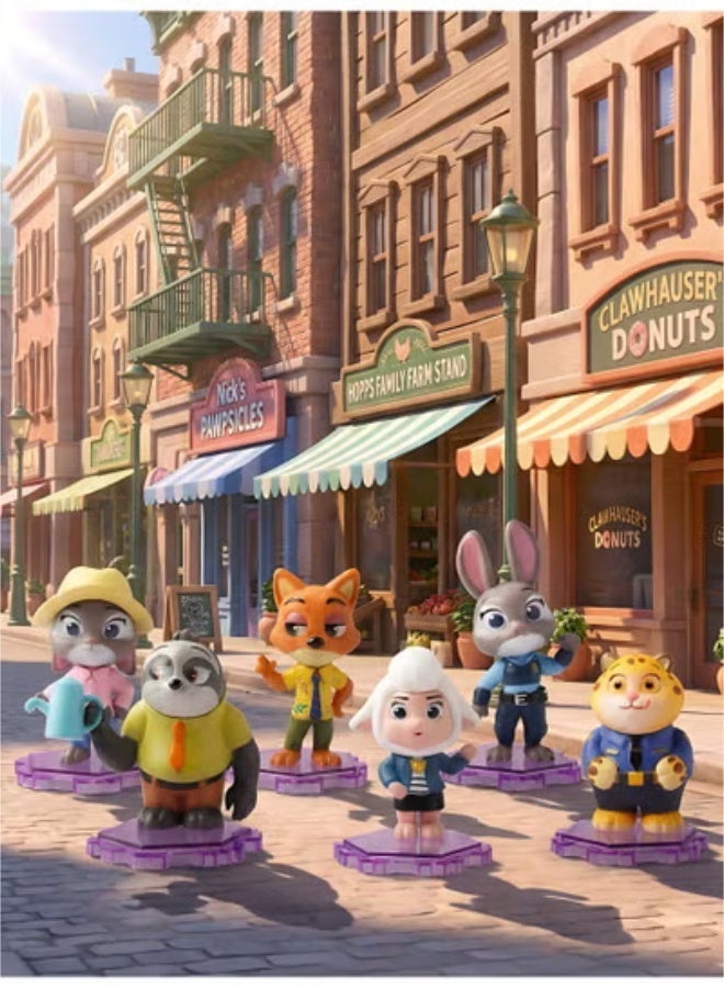 XiaoGiqi تماثيل سلسلة زوتوبيا تماثيل كرتونية أنيقة تماثيل أنمي بضائع الفيلم - Image 4